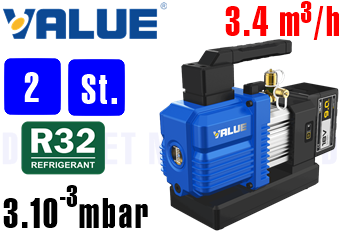 Bơm chân không pin Value VRP-2DLi