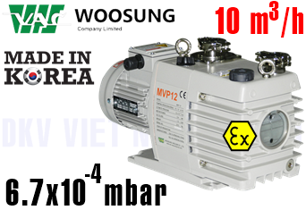 Bơm chân không chống cháy nổ Woosung MVP12 Ex