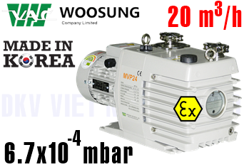 Bơm chân không chống cháy nổ Woosung MVP24 Ex