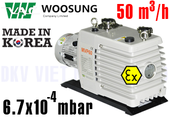Bơm chân không chống cháy nổ Woosung MVP60 Ex