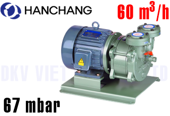 Bơm chân không vòng nước Hanchang  HWVP-D-100