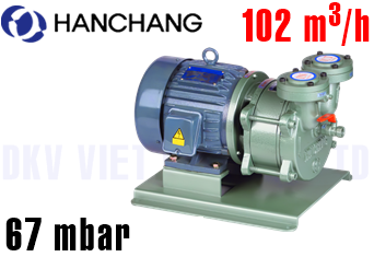 Bơm chân không vòng nước Hanchang  HWVP-D-170