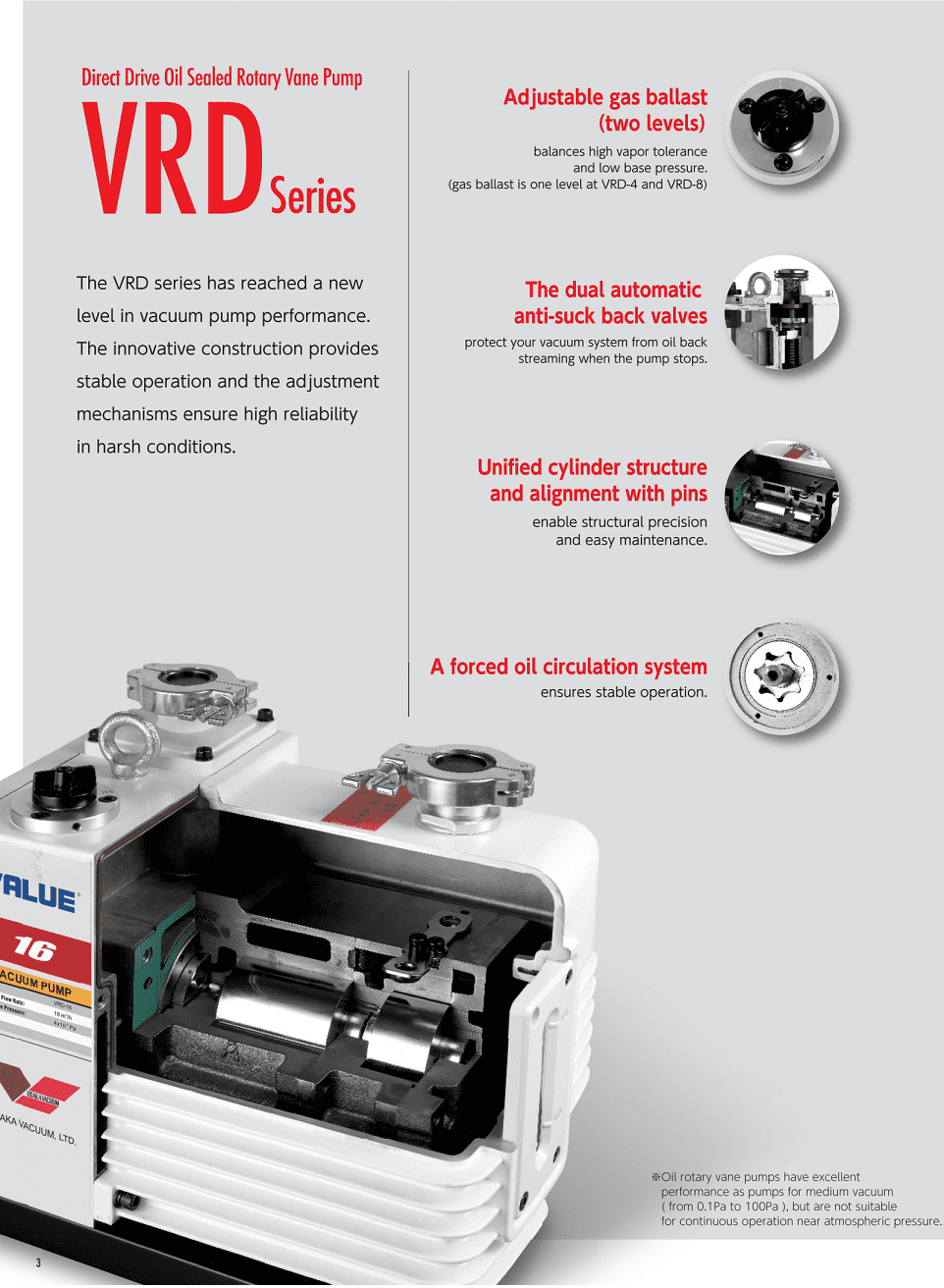 BƠM CHÂN KHÔNG EDWARDS | EDWARDS VACUUM PUMPS Bơm chân không Osaka VRD-16