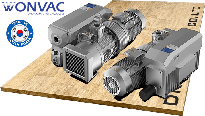 Bơm chân không Wonvac WOVP-0600, Wonvac Oil Lubricated Rotary Vane Vacuum Pumps WOVP-0600