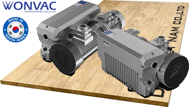Bơm chân không Wonvac WOVP-0605, Wonvac Oil Lubricated Rotary Vane Vacuum Pumps WOVP-0605