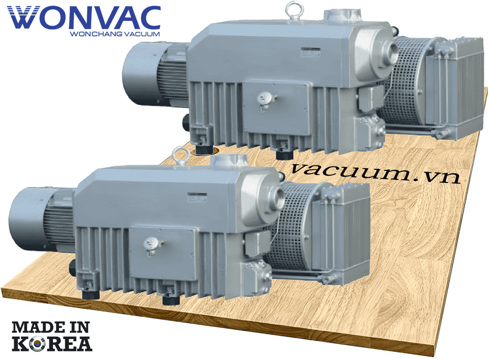 bom chan khong wonvac wovp-1500, wonvac oil lubricated rotary vane vacuum pumps wovp-1500
