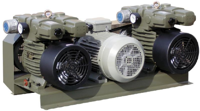 Bơm chân không khô Wonvac WBS-100B, Wonvac dry rotary vanes vacuum pumps WBS-100B