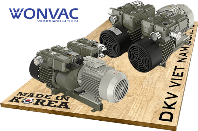 Bơm chân không khô Wonvac WBS-80A, Wonvac dry rotary vanes vacuum pumps WBS-80A