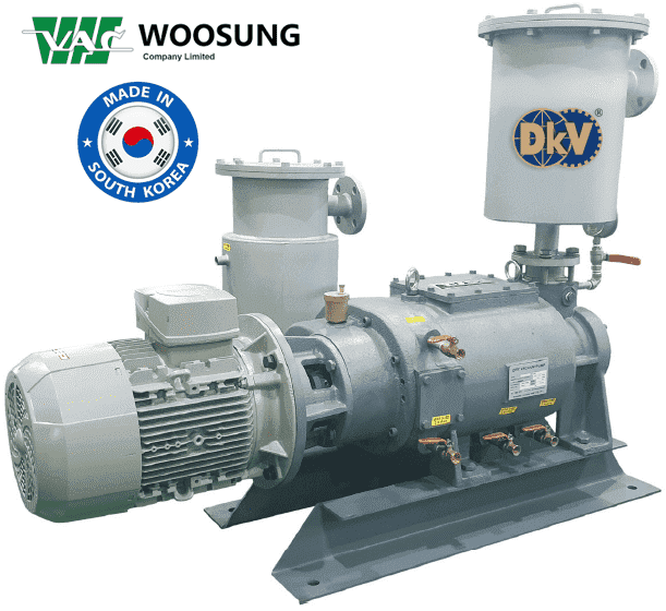 Bơm chân không khô trục vít Woosung TDP800, Woosung dry screw vacuum pumps TDP800