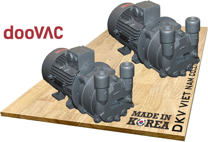 bom chan khong vong nuoc doovac dwv-15h, doovac liquid ring vacuum pump dwv-15h