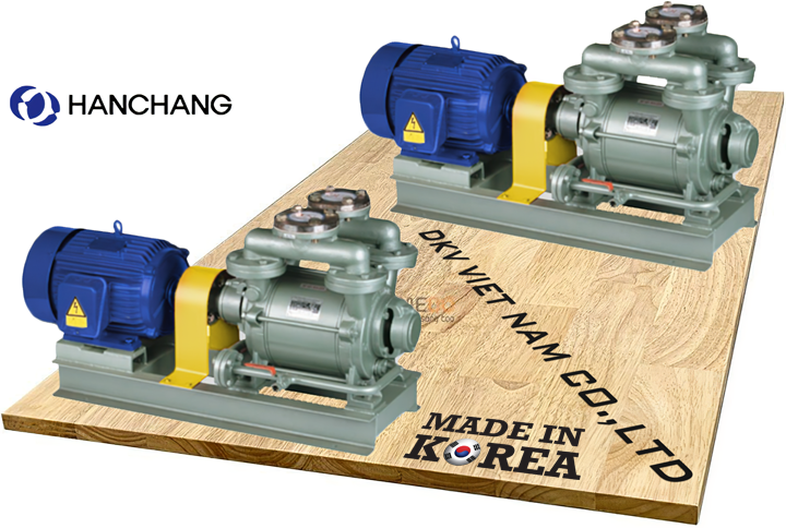 Bơm chân không vòng nước Hanchang HWVP-1-700, Hanchang liquid ring vacuum pump HWVP-1-700