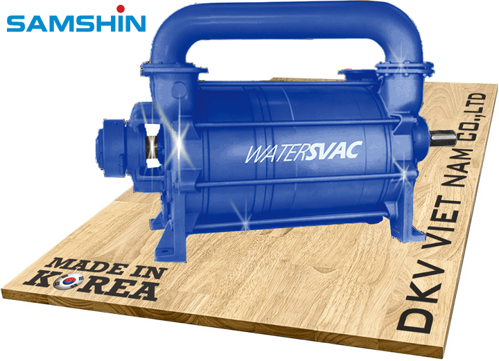 Bơm chân không vòng nước Samshin SDH33530, Samshin liquid ring vacuum pump SDH33530