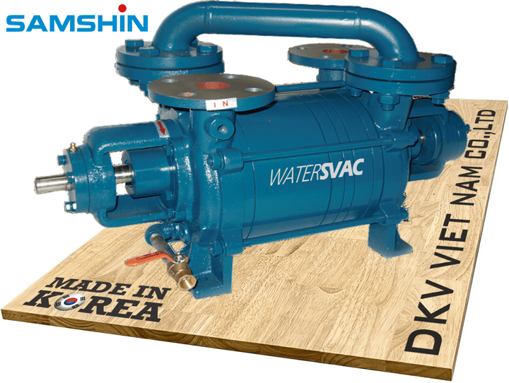 Bơm chân không vòng nước Samshin SW800DS, Samshin liquid ring vacuum pump SW800DS