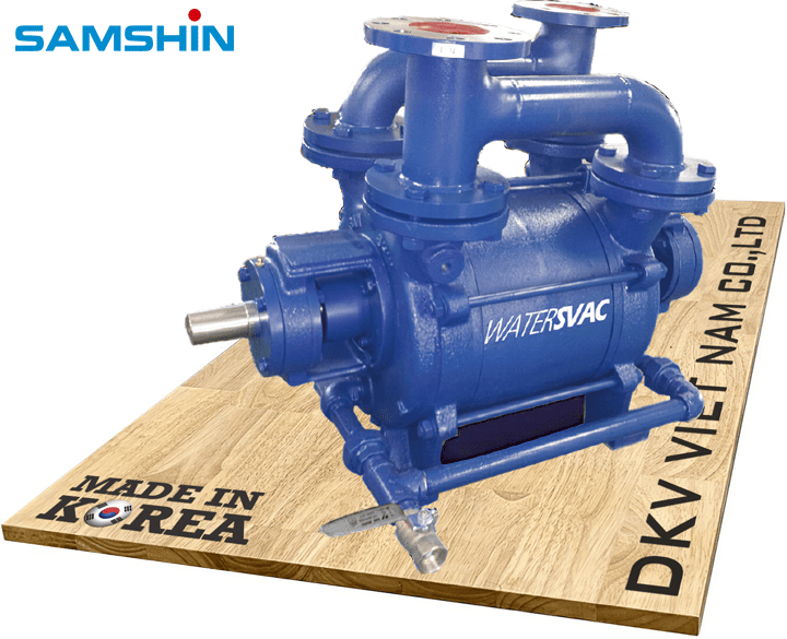 Bơm chân không vòng nước Samshin SW9.0S, Samshin liquid ring vacuum pump SW9.0S
